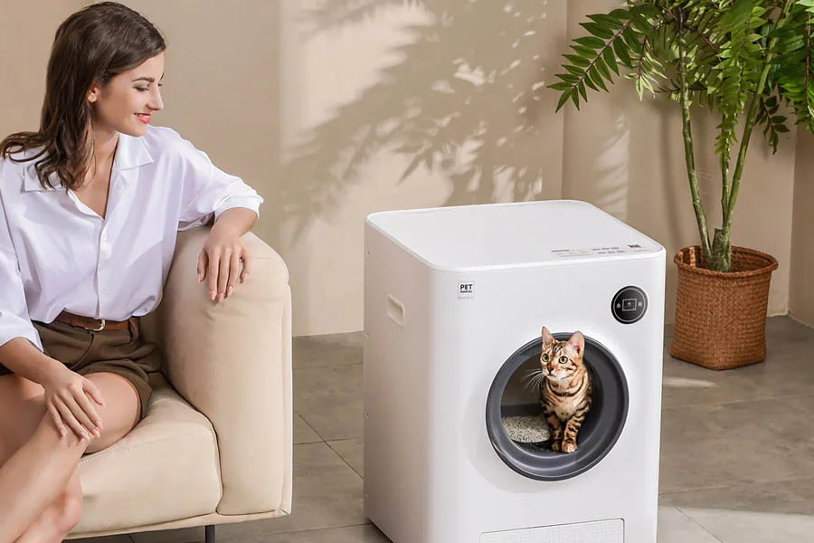 scoopfree automatic cat litter box